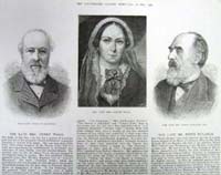 3 portraits of members of land leag