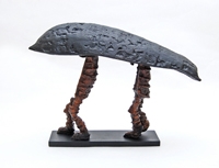 Achill Men with Currach