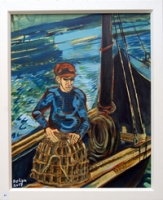 Mending a Lobster Pot