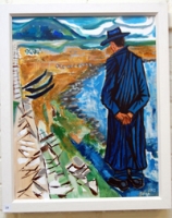 Figure on Dooagh Beach