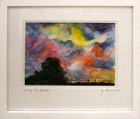 Evening sky, Spiddal