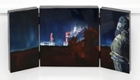 Full Moon on Incinerator, Triptych