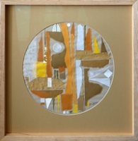 Circle Collage (Brown)