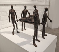 Stretcher Bearers with Pregnant Woman