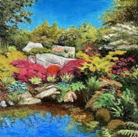 Harry's Garden with Golden Maples