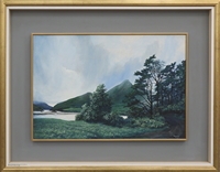 Brightening Sky Over Ben Gorm Ashleagh