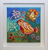 Little Song Bird with Butterfly