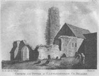 Castledermot - Church and tower