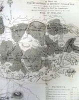 OFFALY. A map of the eleven divisio