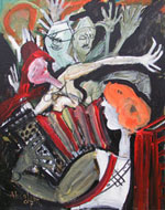 Woman with Accordion - Mike Absalom