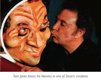 Tom Jones kisses Tom Jones by Dean Kelly