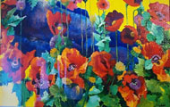 Sighle-na-Gig with Poppies - Kenneth Webb