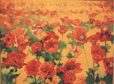 Poppies on Gold - Kenneth Webb