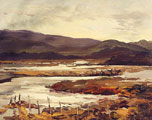 Light On Swollen River Gowla, September - Rosemary Carr