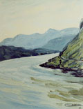 Bend In The Fjord, Evening, May - Rosemary Carr