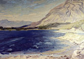 Lough Inagh In Blazing Blue - Rosemary Carr