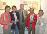 Ann Monahan, Susan Houghton, Jim Houghton, How Kheng Ang & Pearl Ang