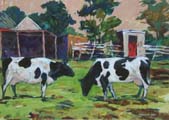 Cows Grazing - Hugh McCormick