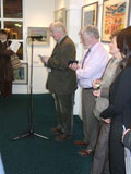 John Behan R.H.A. Opening the Exhibition II