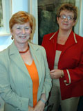 Prof. Catherine O'Brien, NUI, Galway with Miriam Cronin