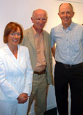 Dr. Barbara Loftus, husband John Coll & Dr. Ó'Muircheartaigh
