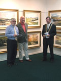 Tom Kenny with Liam Jones and David Niland, President of Galway Chamber