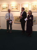 Thomas Kenny, Patrick Towers, Rector of Galway and Artist Joan Webb