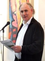 Gerard Hanberry officially opens the exhibition