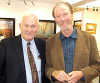 US art collector Martin Harrity of Massachusetts and Artist Paul Guilfoyle