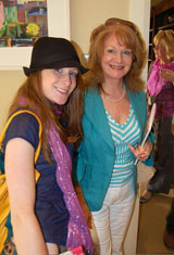 Aisling Drennan and her mother Artist Doreen Drennan