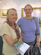 Artists Joan Webb and Susan Webb